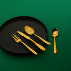 24 pcs 6 person serving  Pvd Golden Coating