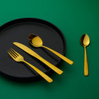 (Smart Gold) 30 pcs 6 person serving  Pvd golden coating